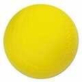 Happyhealth Coated Foam Sport Ball, Softball, Official Size, Yellow HA39545
